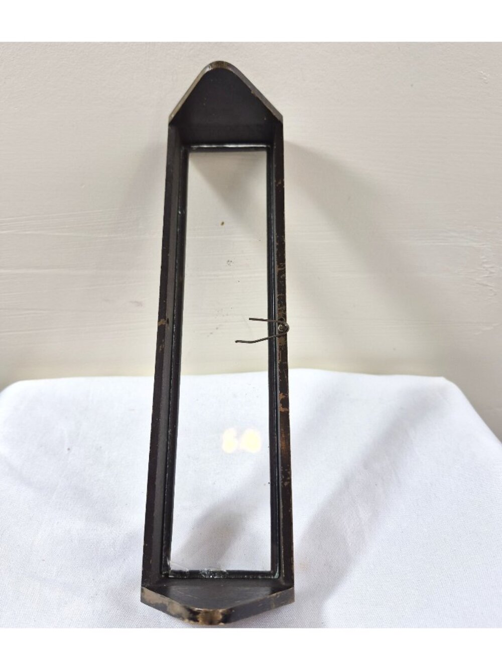 Vintage Brass Countertop Display Stand Glass Shelf Art Deco Store Display Holder